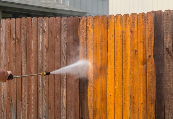 Fence Power Washing in Sumter