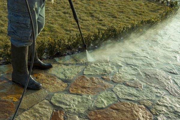 Stone Power Washing in Sumter