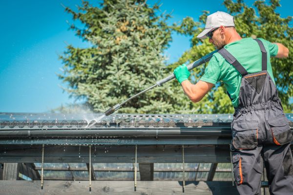 Gutter Power Washing in Sumter