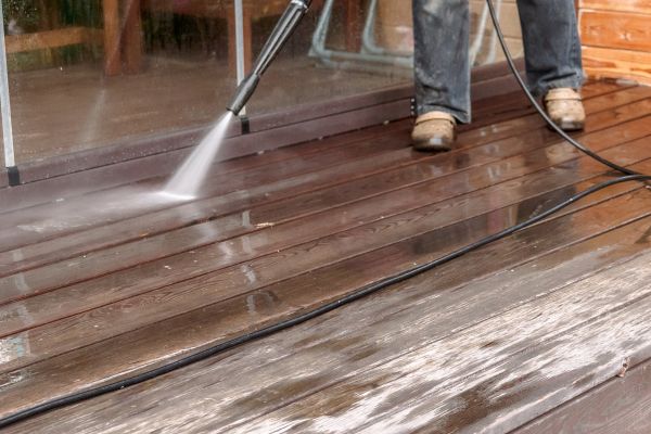 Pool Deck Power Washing in Sumter