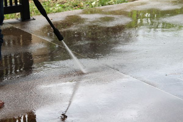 Concrete Deck Cleaning in Sumter