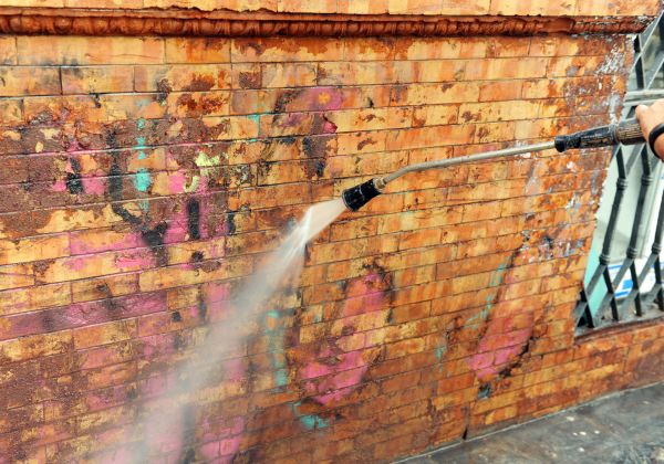Brick Graffiti Cleaning in Sumter