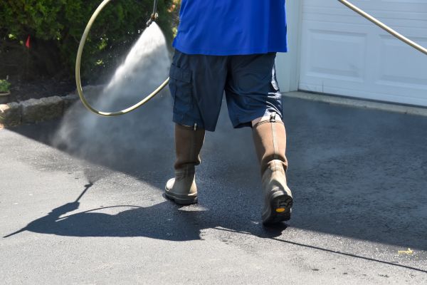 Asphalt Powerwashing in Sumter